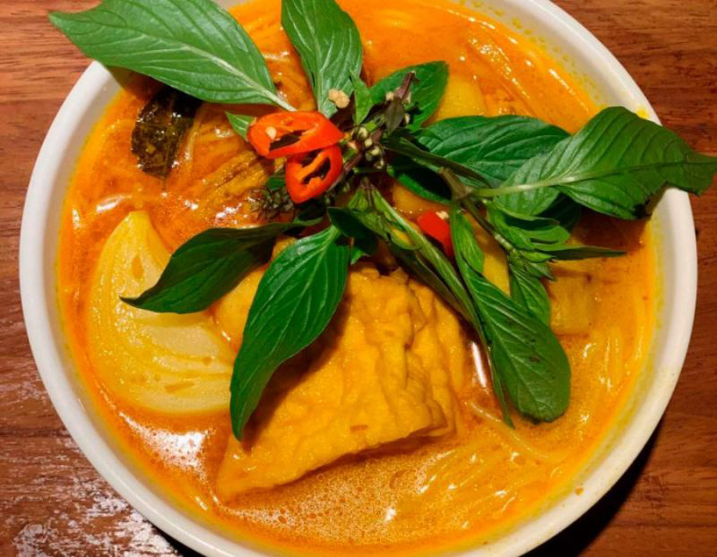 đồ chay ở bếp chay phạm hồng phước