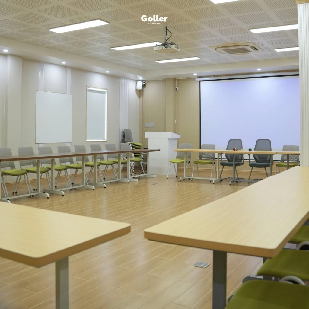 Goller Study Cafe Long Xuyên - Không gian rộng và có thể setup theo layout yêu cầu