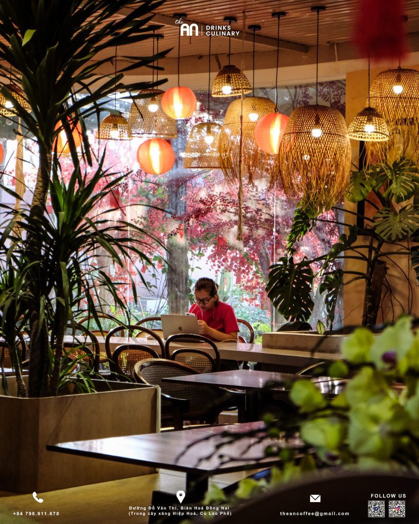 Yên Café - không gian quán cafe làm việc tại Biên Hòa